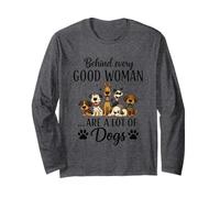 Dietro ogni brava donna ci sono molti cani Maglia a Manica
