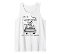 Dietro Ogni Brava Donna Ci Sono Tanti Animali da Fattoria Canotta