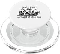 dietro ogni brava donna ci sono un sacco di polli PopSockets PopGrip per MagSafe