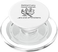 dietro ogni brava donna ci sono un sacco di polli PopSockets PopGrip per MagSafe