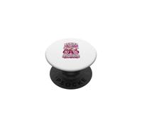 Dietro ogni combattente c'è un design per la consapevolezza del cancro al seno di papà PopSockets PopGrip Adesivo