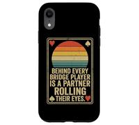 Dietro ogni giocatore di bridge che alza gli occhi Custodia per iPhone XR