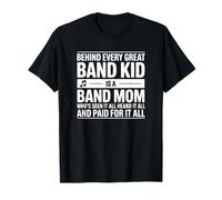 Dietro Ogni Grande Band Kid c'è Una Mamma Band Maglietta