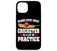 Dietro ogni grande giocatore di cricket c'è un sacco di cricket pratica Custodia per iPhone 13