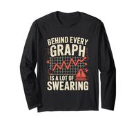 Dietro ogni grande grafico c'è un sacco di giuramento data scientist Maglia a Manica