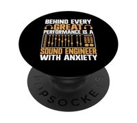 Dietro ogni grande Performance c'è un ingegnere del suono PopSockets PopGrip Adesivo