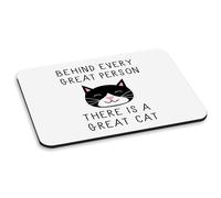 Dietro Ogni Ottima Persona There Is A Gatto PC Computer Mouse Pad - Divertente