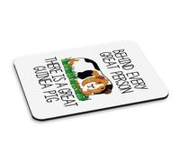 Dietro Ogni Ottima Persona There Is A Ottima Guinea Maiale PC Computer Mouse Pad