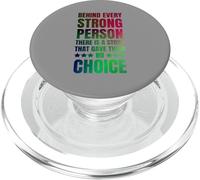 dietro ogni persona forte c'è una storia PopSockets PopGrip per MagSafe