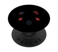 Dietro Ogni Soldato Coraggioso C'è Una Mamma Fiera PopSockets PopGrip Adesivo