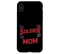 Dietro Ogni Soldato Coraggioso È Una Mamma Fiera 4 Luglio Custodia per iPhone XS Max