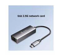 DIEWU Adattatore Ethernet TXA313 2.5G USB Type C 2500Mbps RTL8156B Scheda di Rete da USB 3.0 A RJ45 Cavo LAN Dongle per PC e Laptop