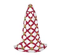 DIEzig Bandiera della Florida Stage Performance Mantello Con Cappuccio Per Adolescenti Gothic Fantasy Medievale Cosplay Costume Lungo Mantello