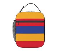 DIEzig Borsa termica termica per il pranzo con stampa bandiera dell'Armenia, borsa termica per il pranzo
