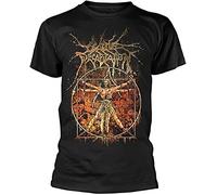 dif Cattle Decapitation 'Vitruvian' (nero) T-Shirt & !, Nero , XL