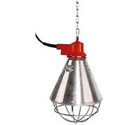 Difac, Luce di Calore a Infrarossi a 3 Posizioni per Gabbia per Cuccioli/Gattini Lampadina a Risparmio Energetico Luce Calda Morbida 1 Unità, Grigio/Rosso