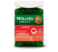 Difar Distribuzione Integratore Moller's Omega 3 Cardio EPA e DHA, 120 capsule
