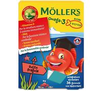 difar distribuzione srl Moller's omega 3 jelly fish 36 gommose