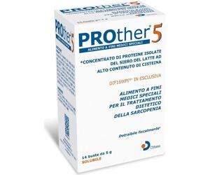 Difass International DIFASS INTERNATIONAL Prother 5 - Integratore proteico 15 bustine