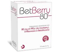 Difass International Integratore Betberry 80 per le vie urinarie, 10 bustine