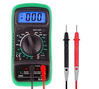 DIFCUL tester digitale,multimetro digitale, multimetro digitale professionale,tester elettricista voltmetro, multimetro con Display LCD Retroilluminato Elettrico per Tensione e Corrente AC DC