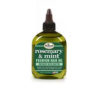 Difeel Olio per capelli al rosmarino e biotina, 210 ml, olio di menta e rosmarino arricchito con biotina