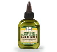 Difeel, Olio per capelli naturale di prima qualità al 99%, olio di ricino nero giamaicano, 75 ml