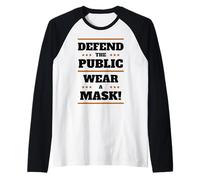 Difendere Il pubblico Indossare Una Maschera Sociale Distanza igiene Maschere Maglia con Maniche Raglan