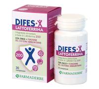 Difes-X Lattoferrina 200 con Zinco Compresse 30 pz Compresse