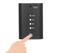 DIFESURO Batteria per fotocamera LP-E6P, 2600 mAh, 6 A, R5 Mark II, con porta di ricarica di tipo C, opzione di sostituzione LP-E6P LP-E6NH LP-E6N, compatibile con Canon R5/R5C/R6/R7/R/90D/80D/70D/60D