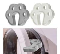 Diffaxy 2 fermaporta in silicone, per lavatrici con caricamento frontale, impedisce improvvisa chiusura e pizzicamento delle dita, supporto per una ventilazione ottimale
