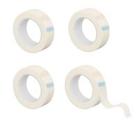 Diffaxy 4 rotoli di nastro adesivo medico, nastro medico microporoso e traspirante, 1,25 cm x 9,1 m, per fissaggio e supporto, nastro di garza autoadesivo e bende