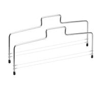 Diffaxy Affettatrice per torte a 2 pezzi, filo di taglio a doppio strato, affettatrice per torte professionale in acciaio inox, 32 cm, filo di taglio per torte regolabile in altezza