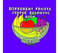 Different Fruits Simple Coloring Book