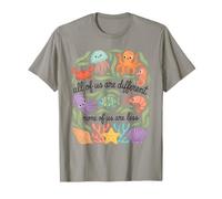 Different Not Less Autism Ocean Friends Cute Maglietta