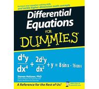 Differential Equations For Dummies by Holzner, Steven