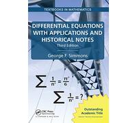 George F. Simmo Differential Equations with Applications and Histori (Tascabile)