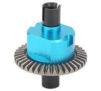 Differential Gear Set Professional Metal 38T Differential Gear Set for 94122 94123 94111 94188 1/10 RC Cars Premium Aluminium Alloy Steel 45x38mm (Blue)