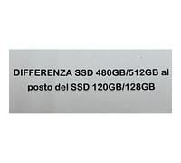 DIFFERENZA da PAGARE per ricevere il computer con SSD 480GB al posto del SSD 240