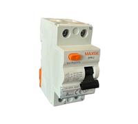 DIFFERENZIALE 2P 25A 30mA: equipaggiato per rilevare perdite di corrente, questo dispositivo di protezione elettrica garantisce la sicurezza nelle strutture. Perfetto per case e negozi.