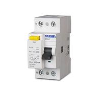 Differenziale 300ma 40a, SASSIN interruttore differenziale 300mA 2P 40A, 1P+N, 230V/380V, Facile da installare e svolge bene la propria funzione, Certificati CE, CB e TÜV, IEC 61008-1