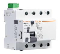 Differenziale Auto Riarmabile Trifase 4P (3P+N) 40A 30mA 6Ka. Interruttore differenziale riarmo automatico classe AC. Interruttore con riconnessione automatica tipo AC. Corsia Din