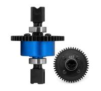 Differenziale Centrale In 46T Per Arrma Per Kraton Per Typhon 1/8 | RC Car Set Diff Centrale Ingranaggi Acciaio Taglio Precisione e Guarnizioni Anti Perdita Heavy Duty(Blue)
