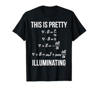 Differenziale di equazioni di Maxwell Questo è Abbastanza illuminante Maglietta con Stampa Grafica Economica