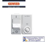 DIFFERENZIALE MAGNETOTERMICO 6A GEWISS SYSTEM WHITE GW20437