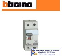DIFFERENZIALE SALVAVITA 2P TIPO A 40A BTICINO MAGNETOTERMICO