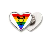 Differenziazione Identità Arcobaleno Uguaglianza Cuore Metallo Pin Spilla Clip Love