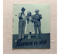 Difficile da ottenere Dick Powell, Olivia de Havilland Vintage 1938 Danish Mo...