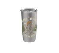Difficile da trovare facile da evitare Bigfoot Escursionismo Sasquatch Forest Bicchiere termico in acciaio inox doppia parete