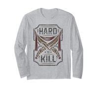 Difficile da Uccidere Guerriero Sopravvivenza Hard Fighter Grit Maglia a Manica